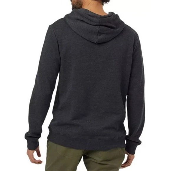 New Tentree TreeFleece Organic Cotton Blend Sasquatch graphic Hoodie Men L Black - Picture 2 of 7